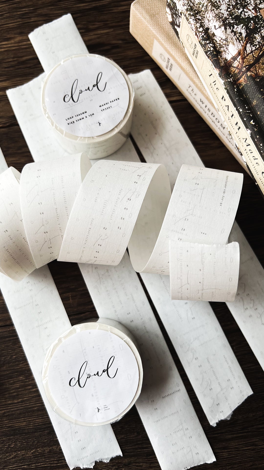 Cloud Washi Paper Tape