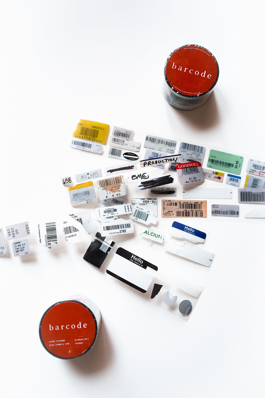 Barcode Vintage Glossy PET Tape