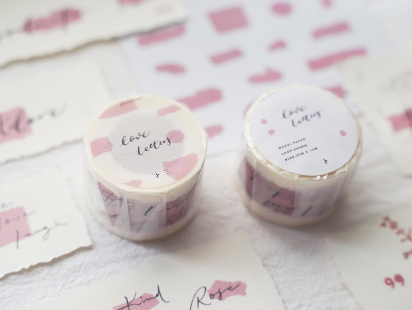 Love Letter Glossy PET Washi Paper Tape