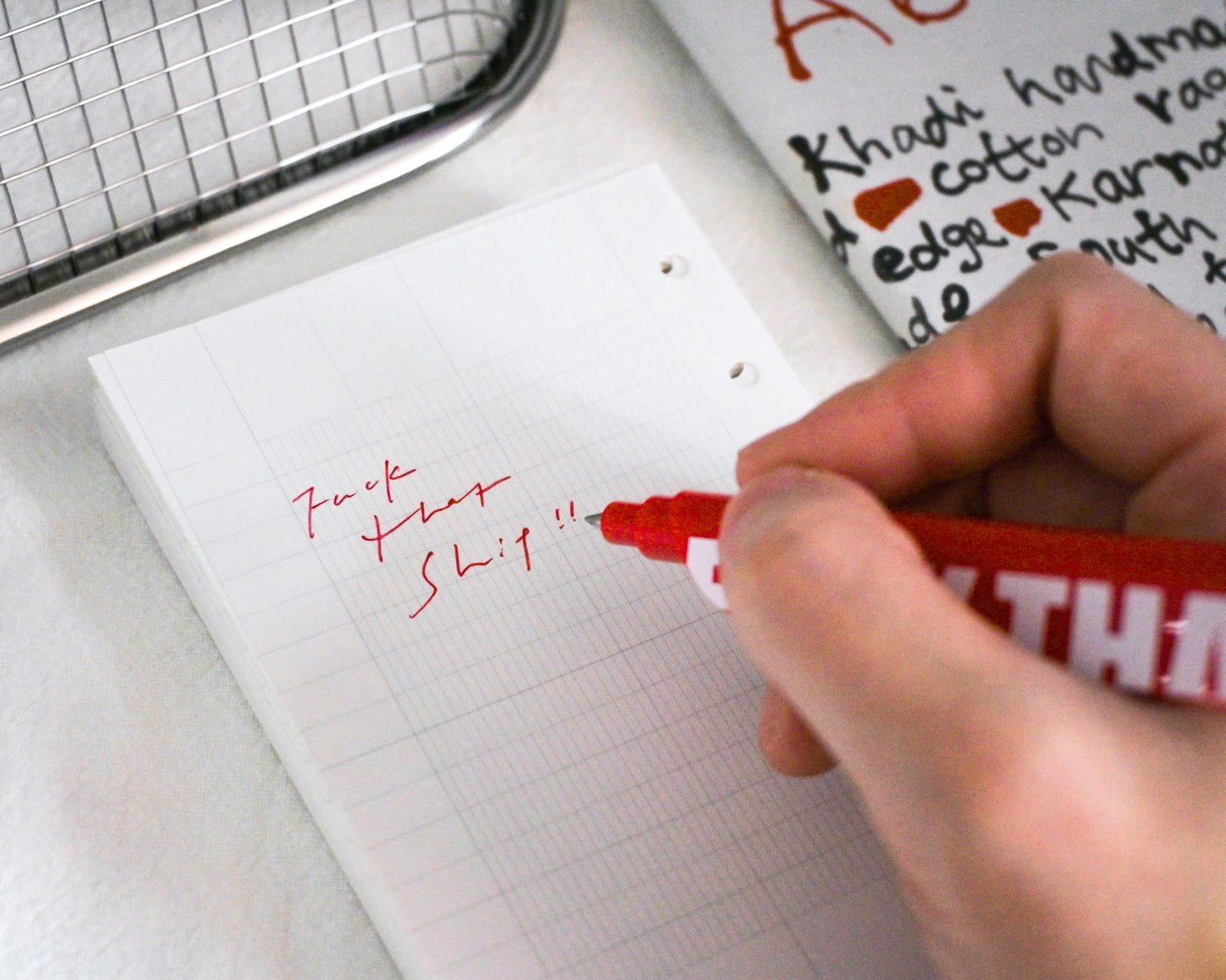 CLIPEN FTS Angry Pen / Clip Ballpoint Pen / Red