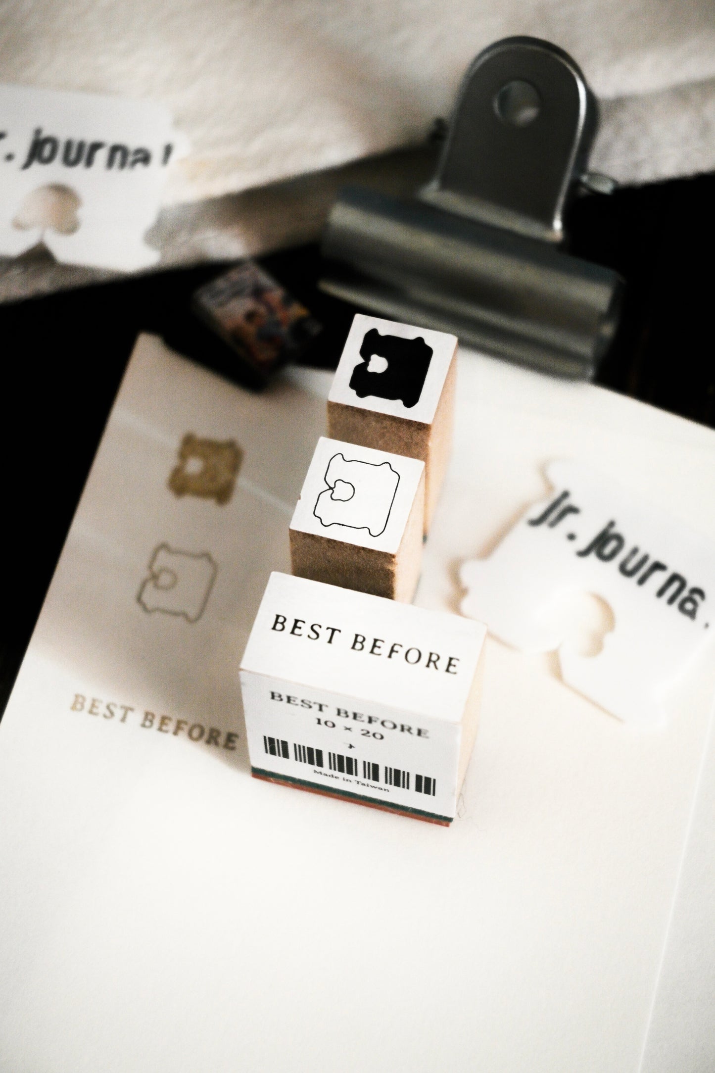 Bread Clip / Best Before Wooden Stamp (5 designs)