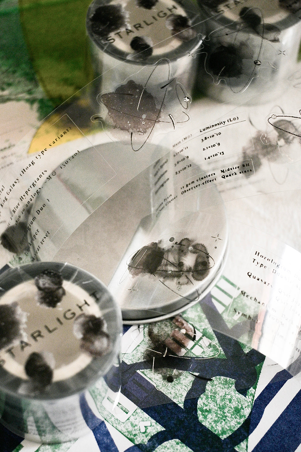 Starlight Kiss Cut Tape Sticker Roll / Silver