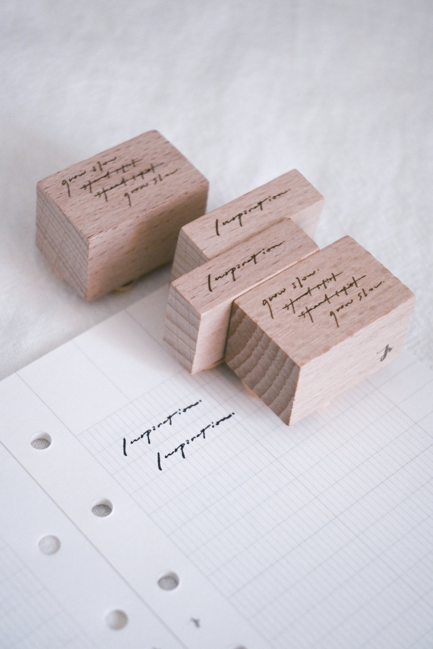 Fine Line / Wood Stamp
