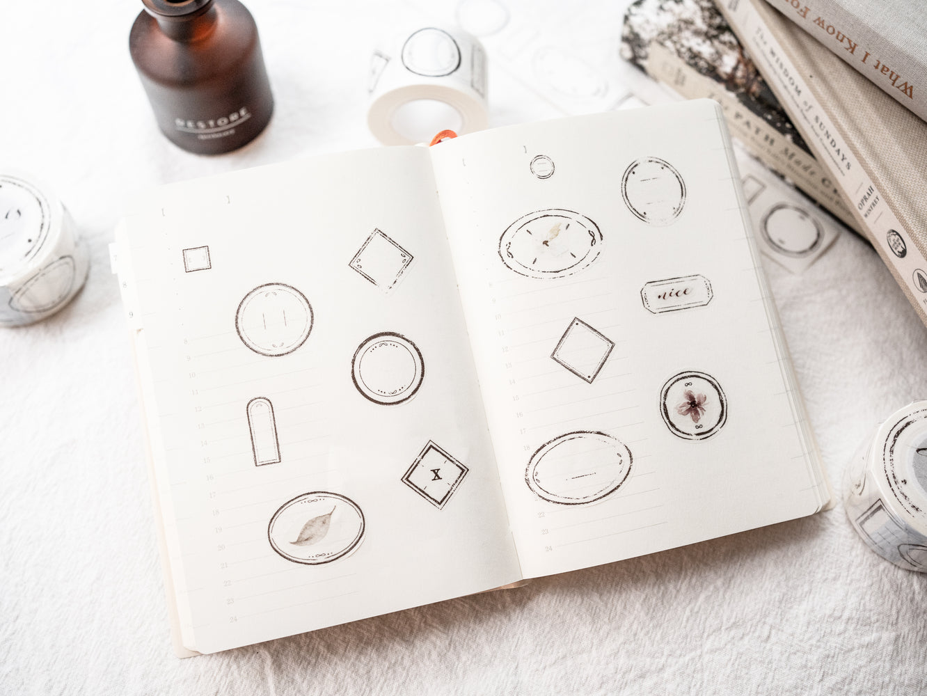 Label Kiss-cut Washi Tape