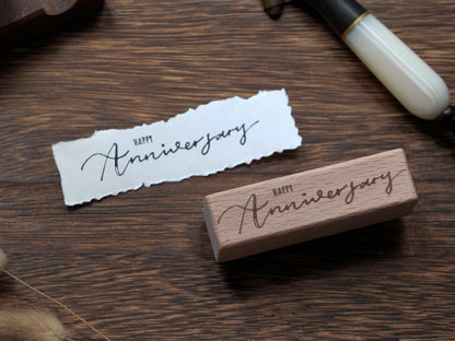 Handwriting / Wooden Stamp