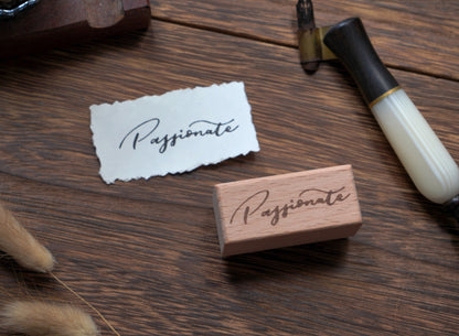 Handwriting / Wooden Stamp