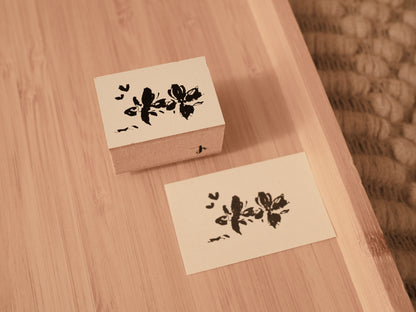 Floral Wooden Stamp Set