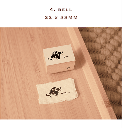 Floral / Wooden Stamp