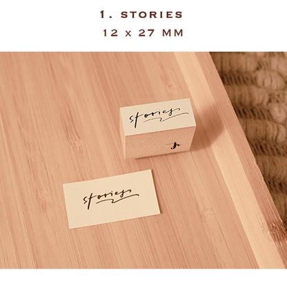 Leaves Wooden Stamp