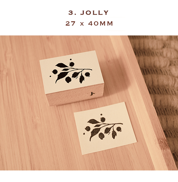Leaves Wooden Stamp