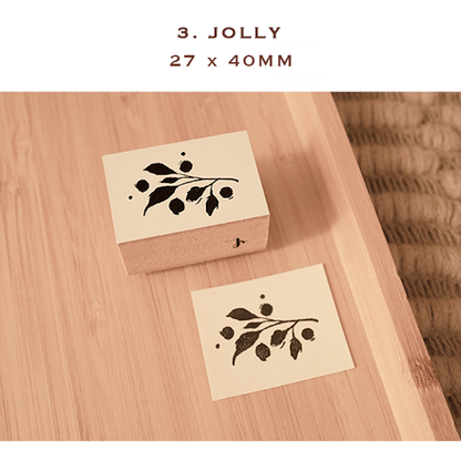 Leaves Wooden Stamp
