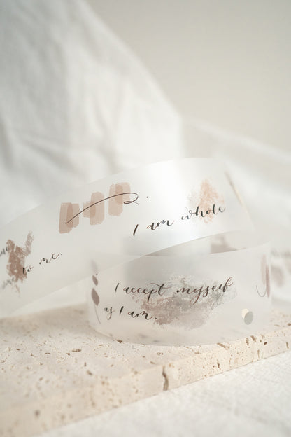 Attic Calligraphy Spiritual Quote Tape