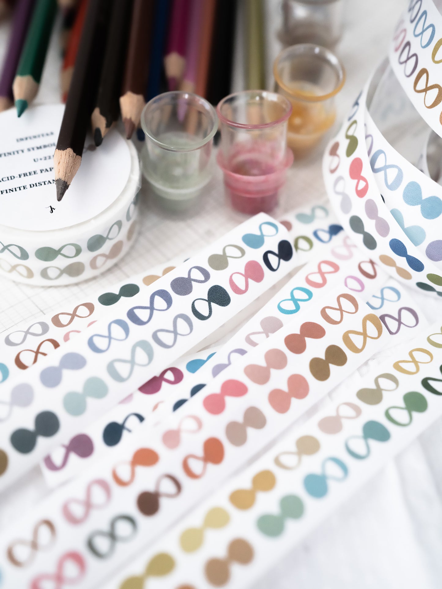 Infinitas Symbol Colourful Washi Tape