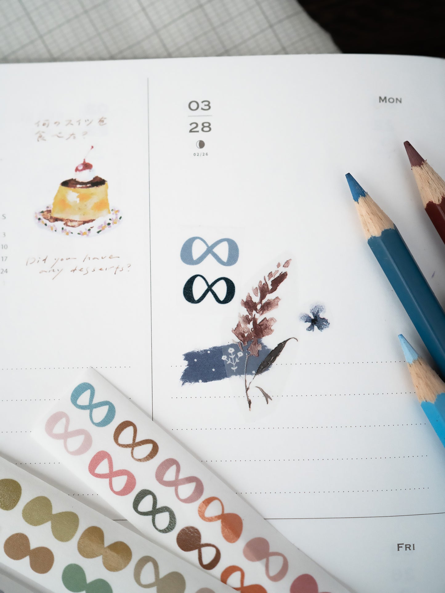 Infinitas Symbol Colourful Washi Tape