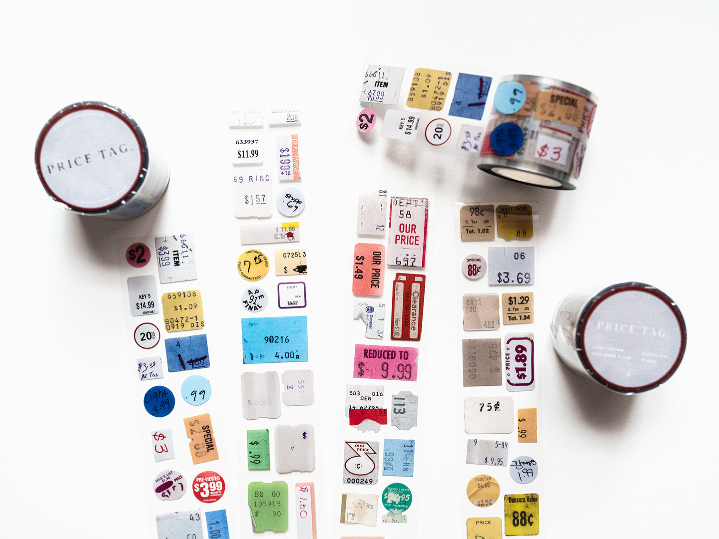 Pricetag Vintage Glossy PET Tape