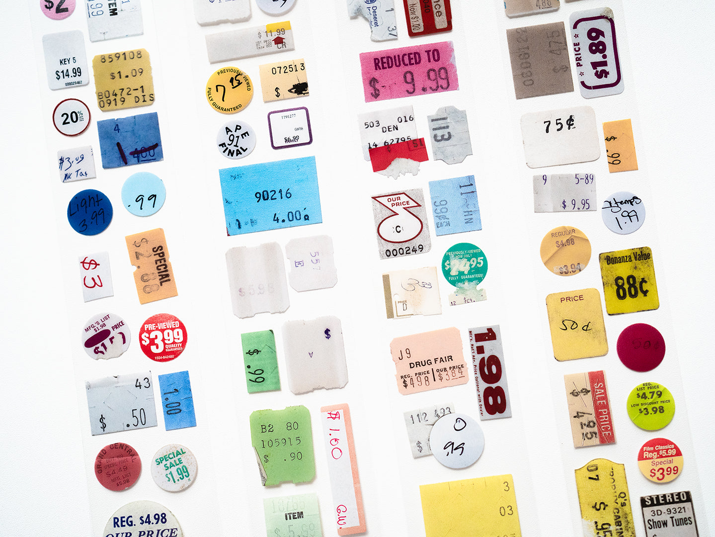 Pricetag Vintage Glossy PET Tape