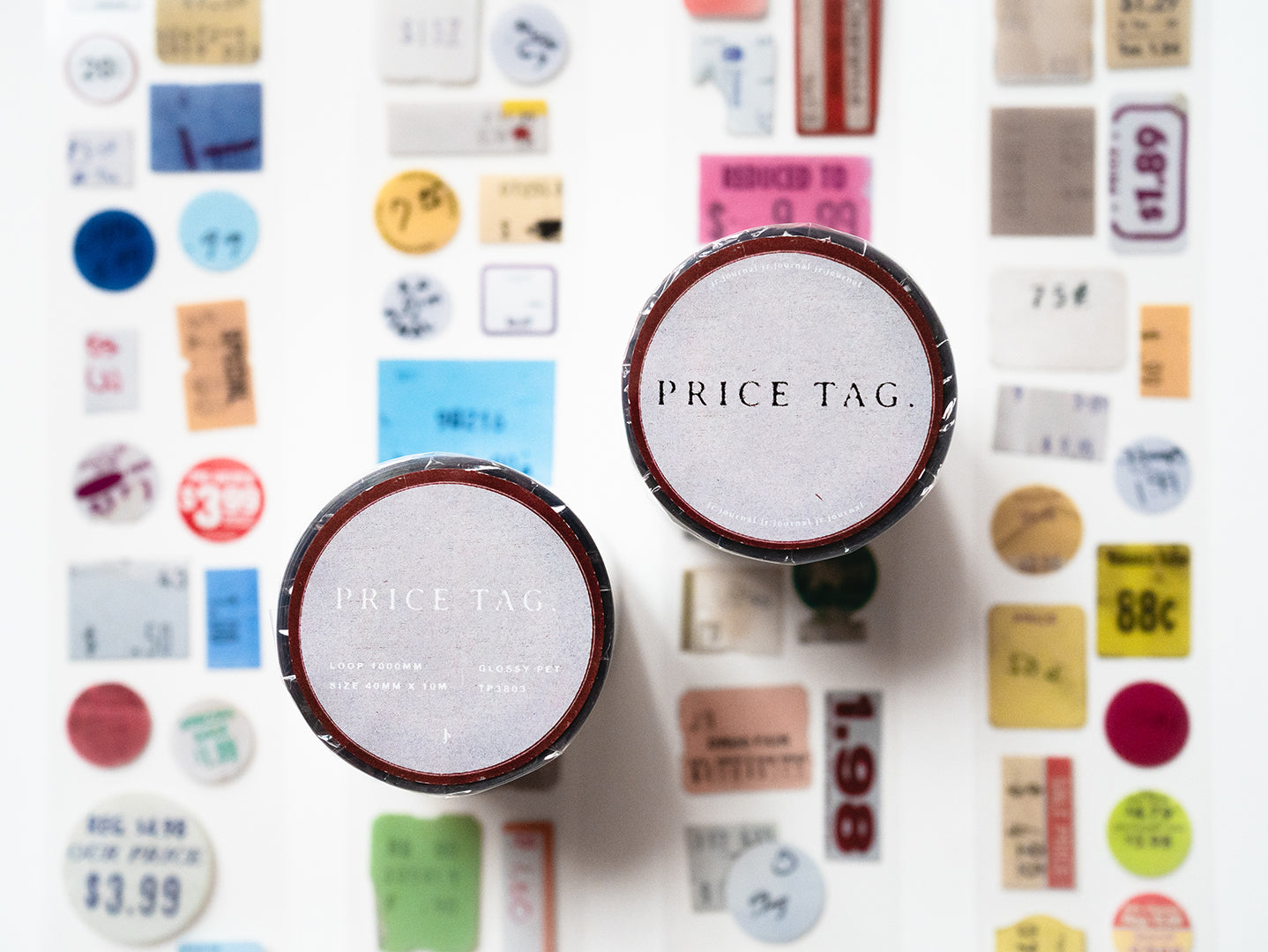Pricetag Vintage Glossy PET Tape