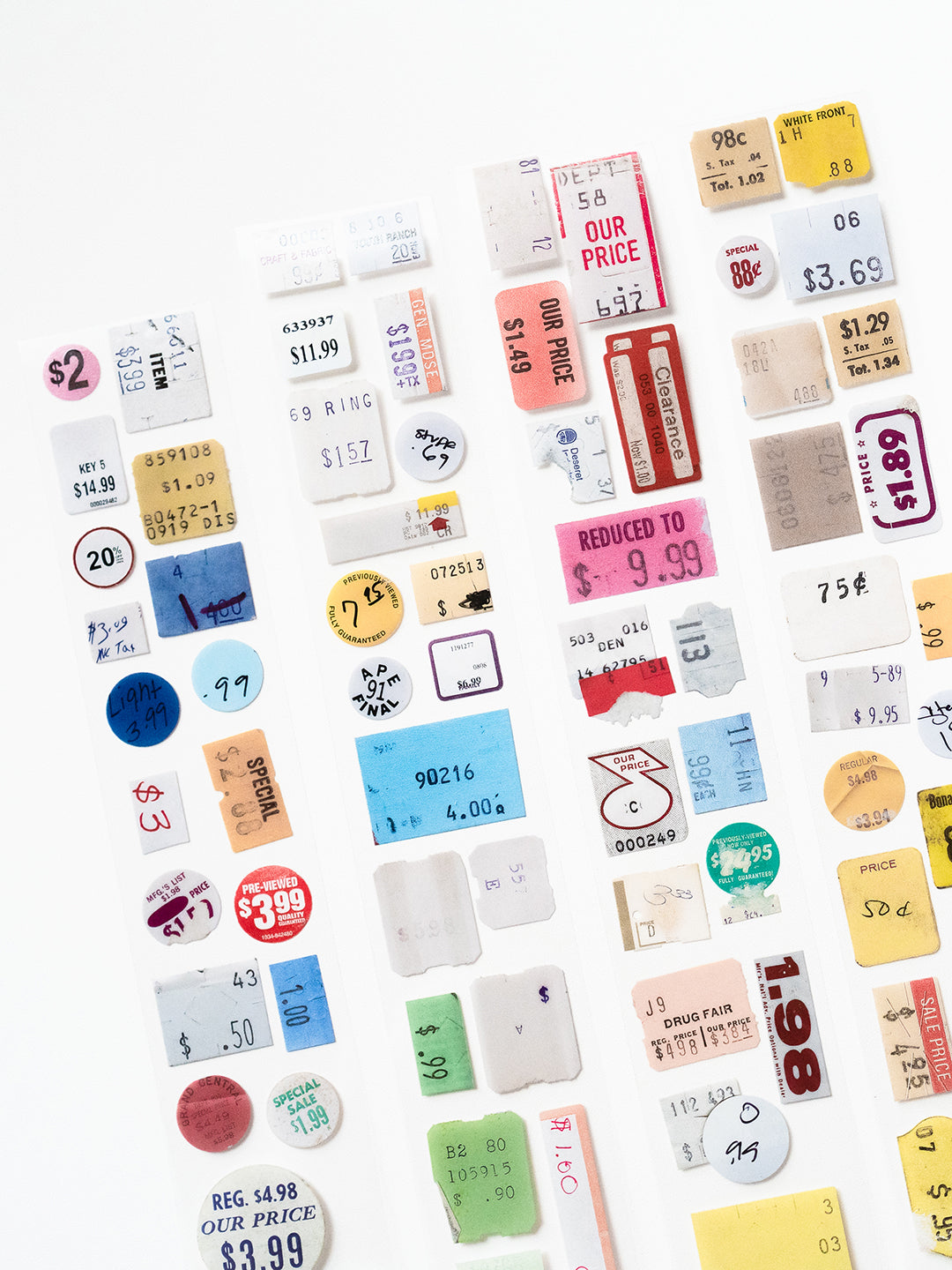Pricetag Vintage Glossy PET Tape