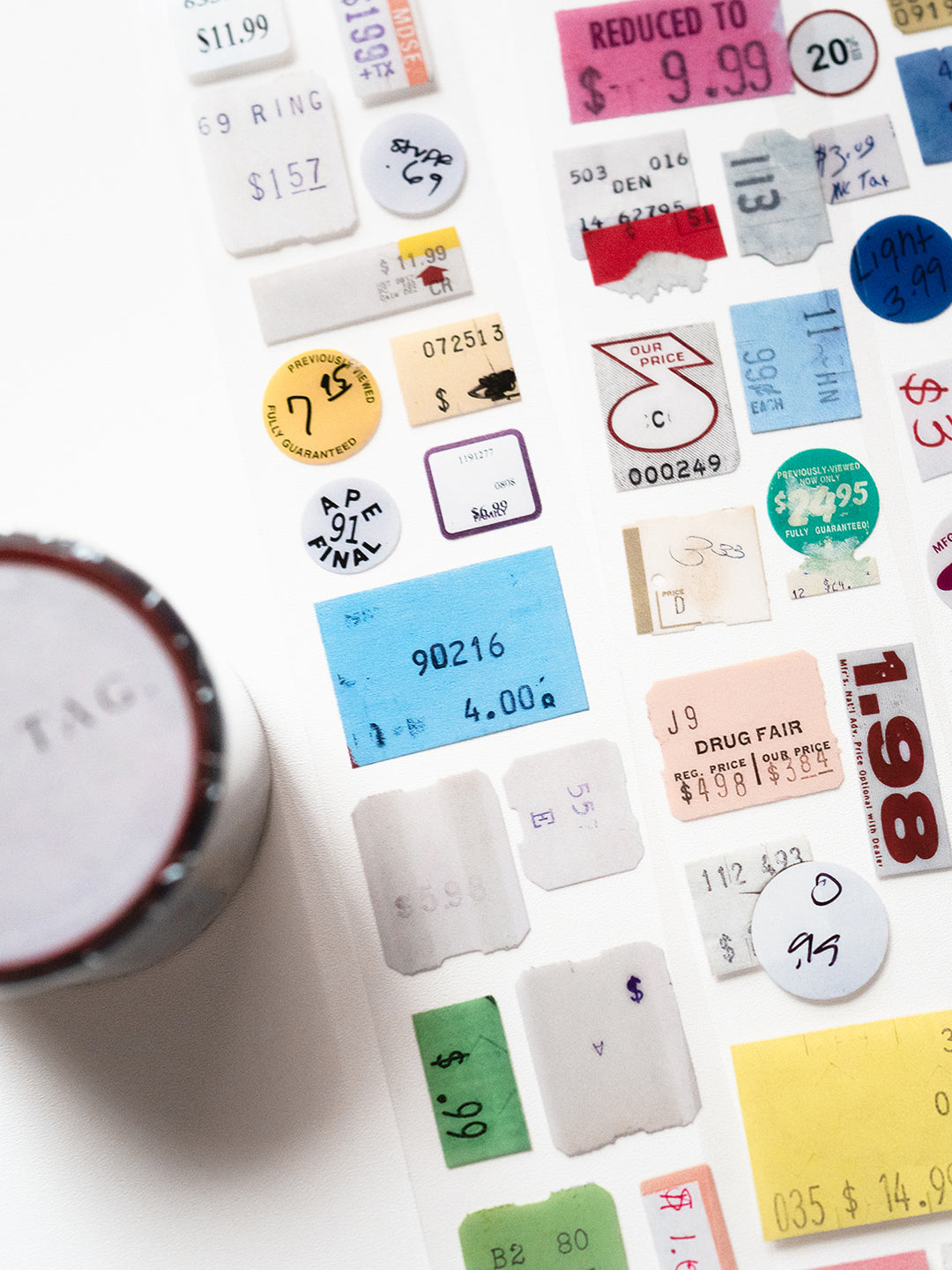 Pricetag Vintage Glossy PET Tape