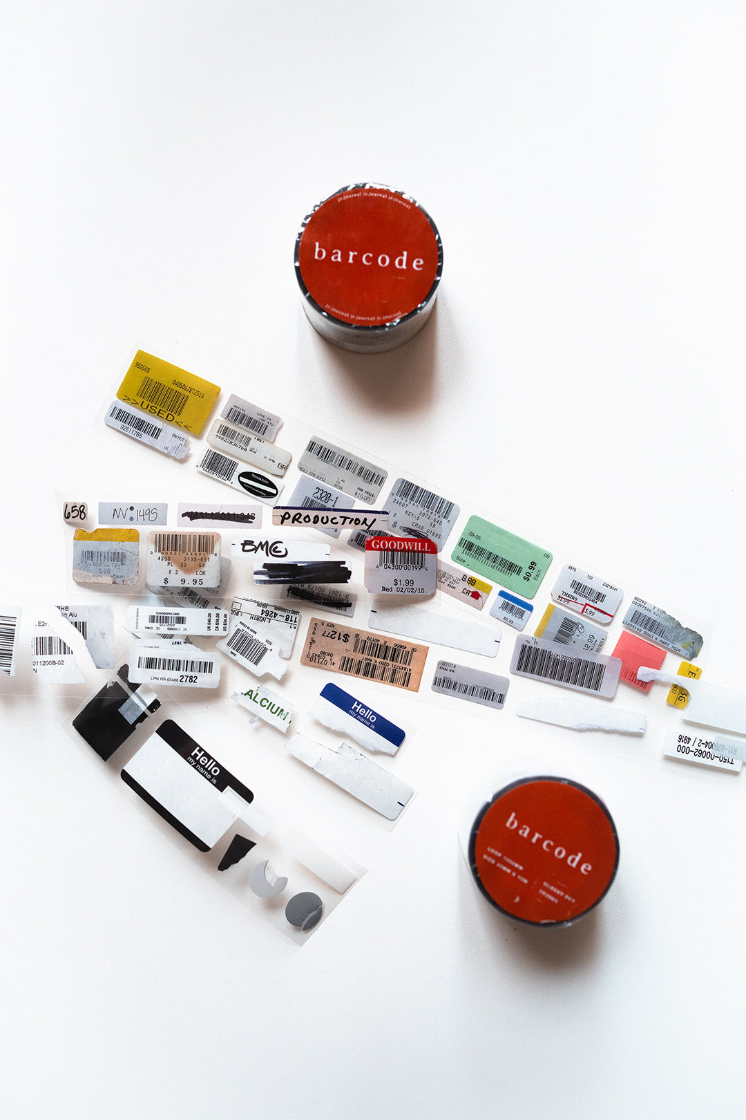 Barcode Vintage Glossy PET Tape