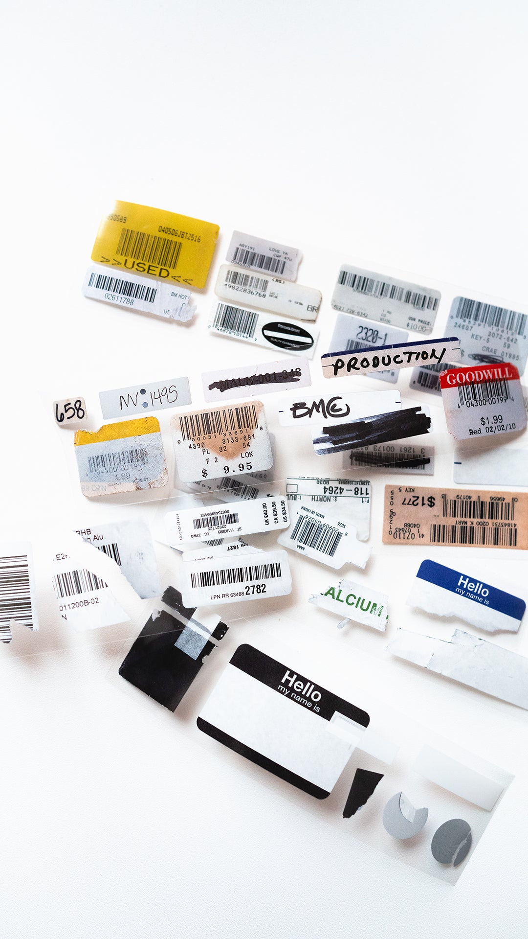 Barcode Vintage Glossy PET Tape