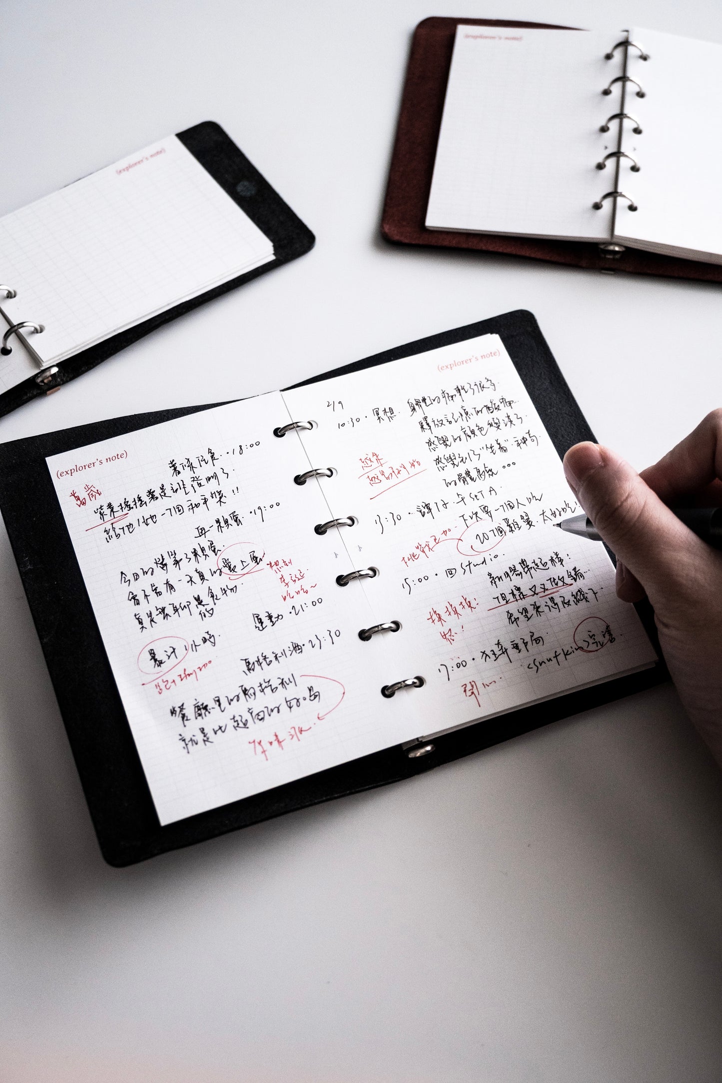 A7 Pocket / Binder Paper Refill / 50 Sheets / 5 Designs