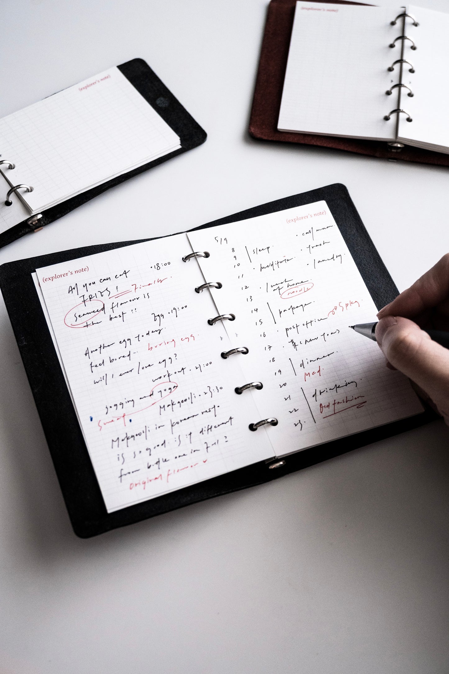 A7 Pocket / Binder Paper Refill / 50 Sheets / 5 Designs