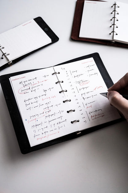 A7 Pocket / Binder Paper Refill / 50 Sheets / 5 Designs