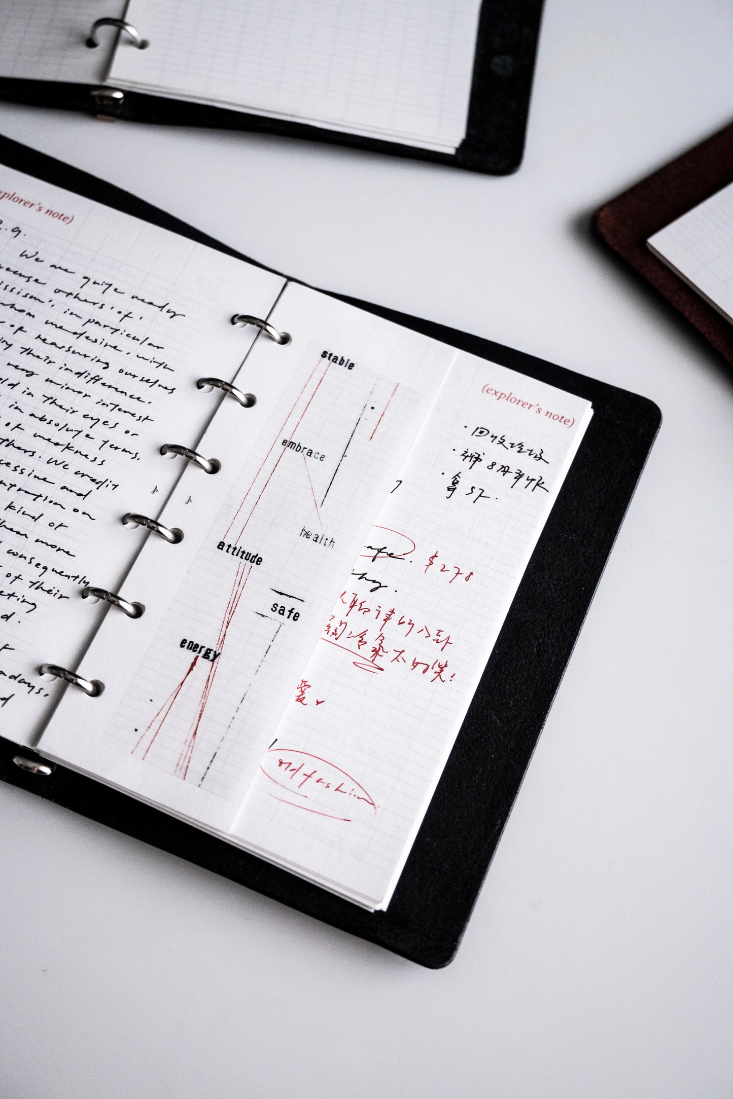 A7 Pocket / Binder Paper Refill / 50 Sheets / 5 Designs