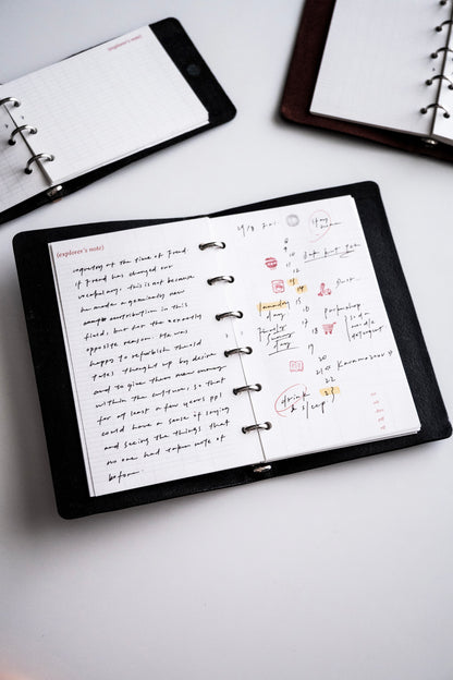 A7 Pocket / Binder Paper Refill / 50 Sheets / 5 Designs