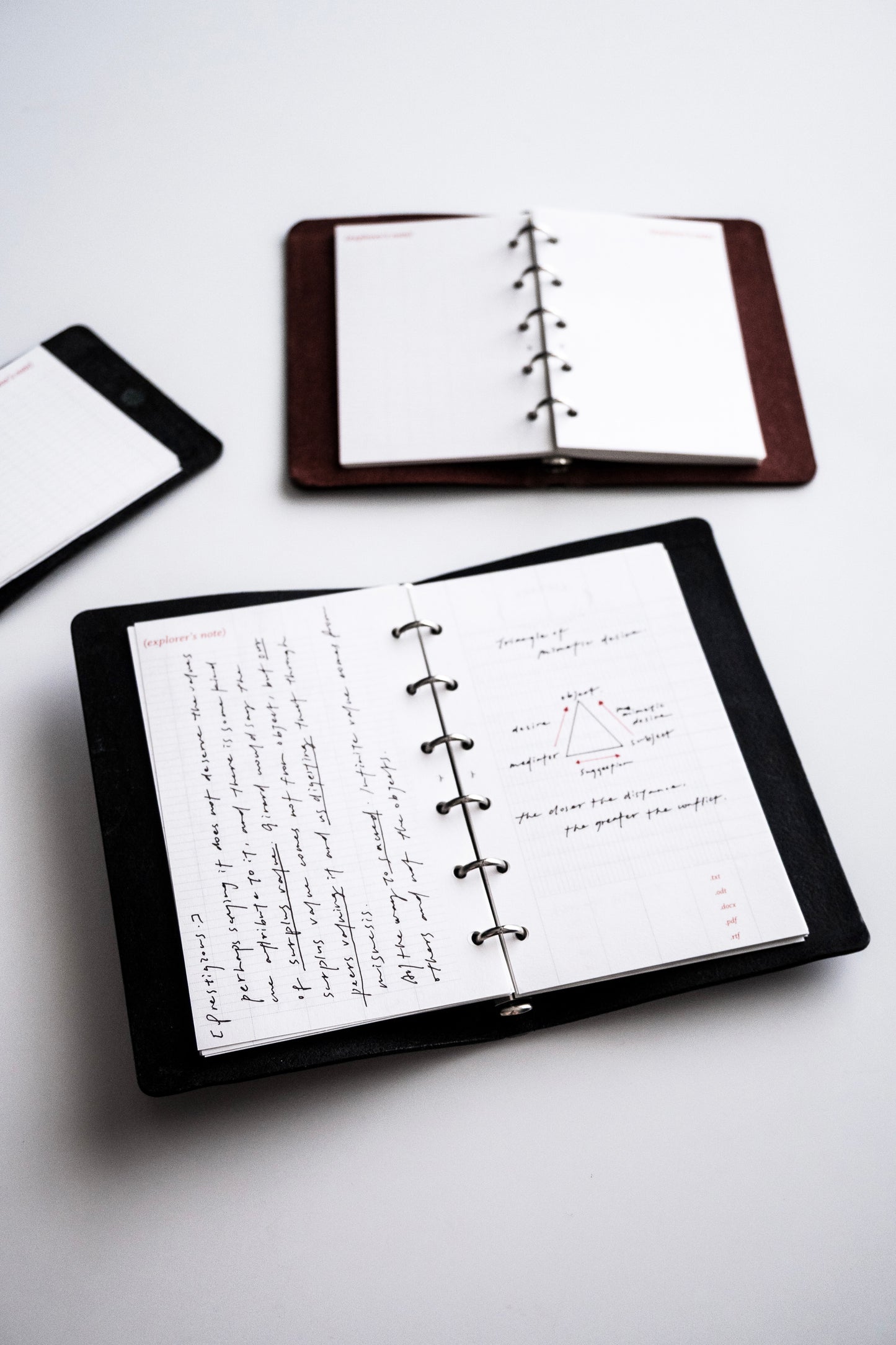 A7 Pocket / Binder Paper Refill / 50 Sheets / 5 Designs