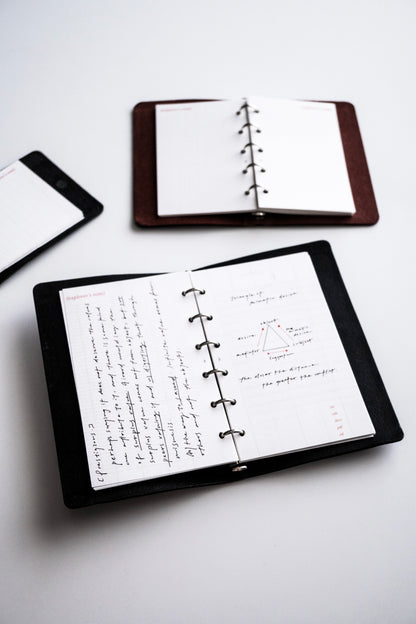 A7 Pocket / Binder Paper Refill / 50 Sheets / 5 Designs