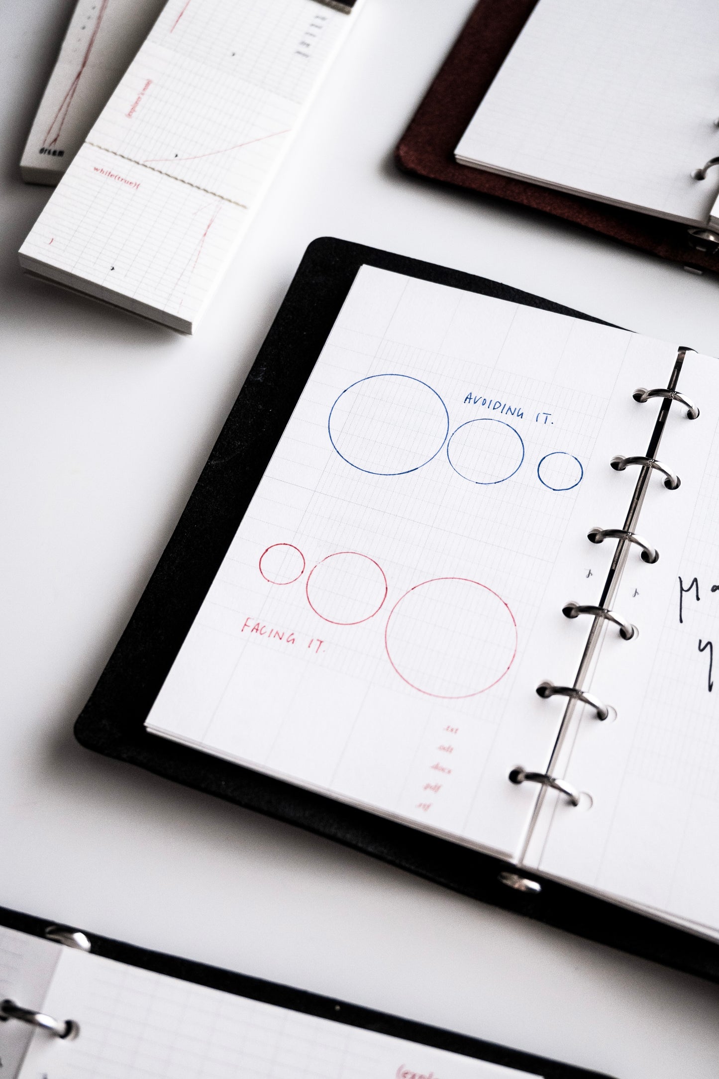 A7 Pocket / Binder Paper Refill / 50 Sheets / 5 Designs