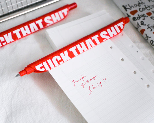 CLIPEN FTS Angry Pen / Clip Ballpoint Pen / Red