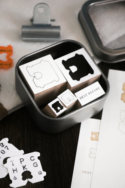 Bread Clip / Best Before Wooden Stamp (5 designs)