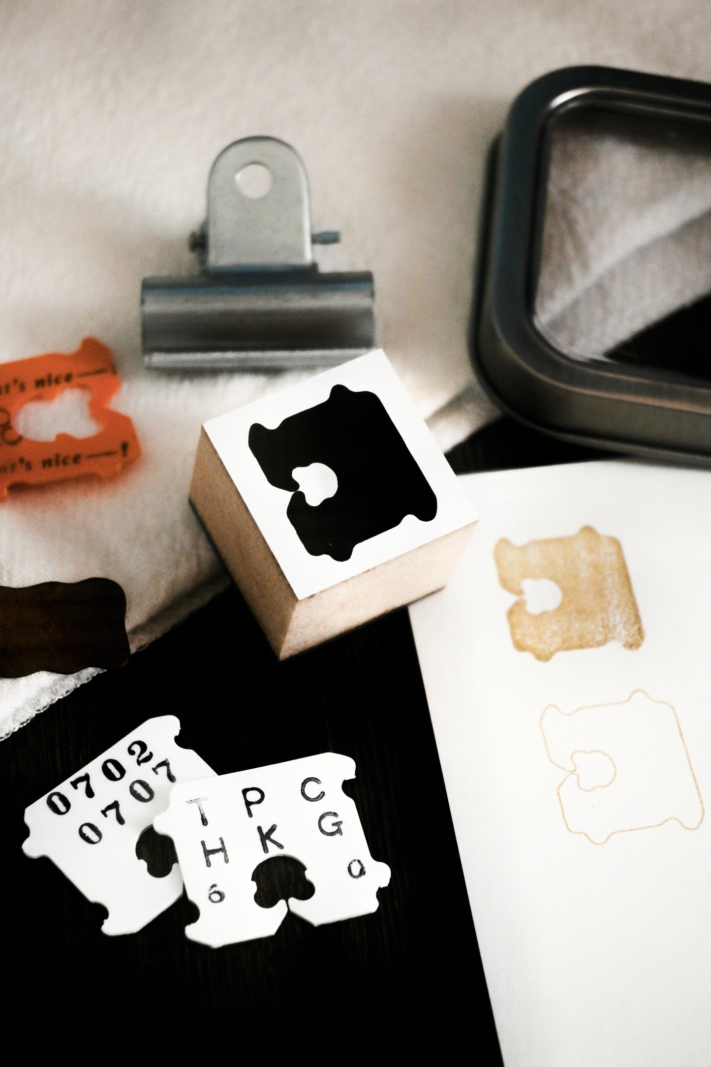 Bread Clip / Best Before Wooden Stamp (5 designs)