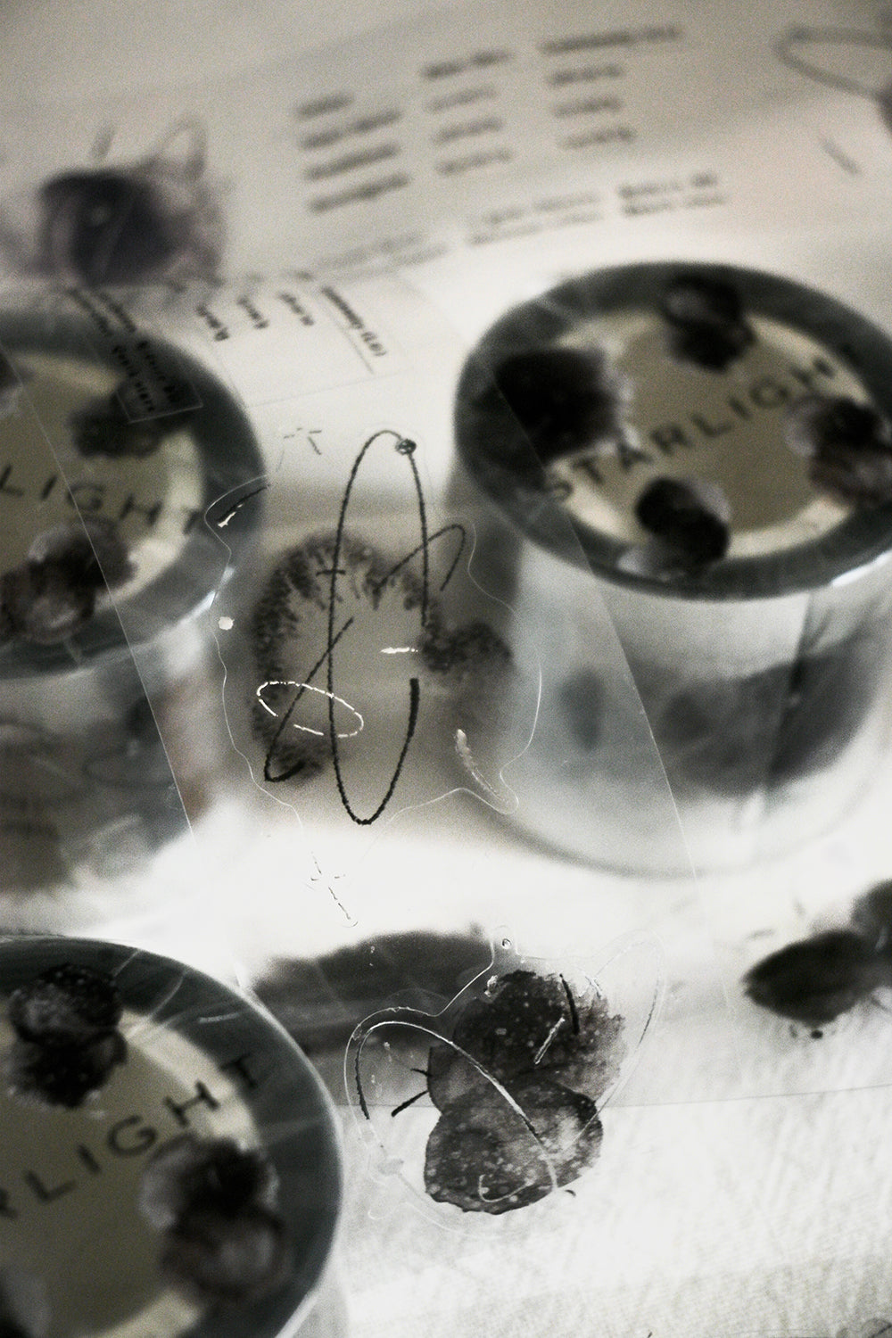 Starlight Kiss Cut Tape Sticker Roll / Silver