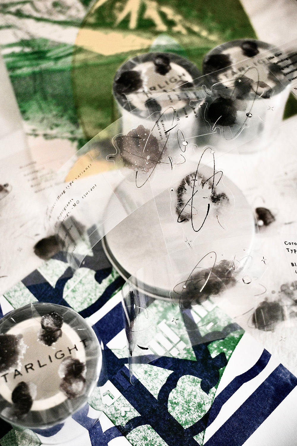 Starlight Kiss Cut Tape Sticker Roll / Silver