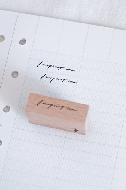Fine Line  / Wood Stamp
