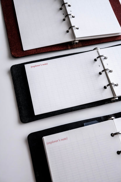 Mini3 / Binder Paper Refill / 30 Sheets / 3 Designs